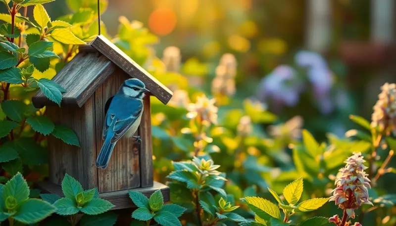 Aménagements écologiques : transformez votre jardin en havre pour les mésanges avant le printemps