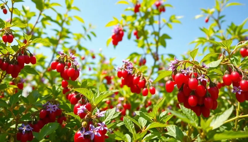 Baies de goji au jardin : pourquoi ce fruit est le choix idéal cet été
