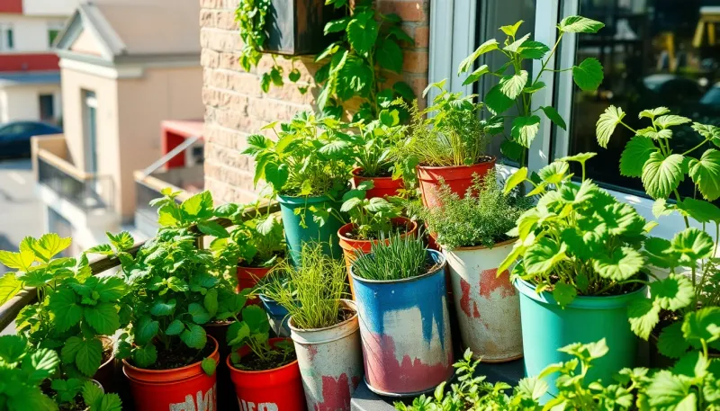 Balcon cultivé : 19 objets recyclés pour débuter votre potager économique