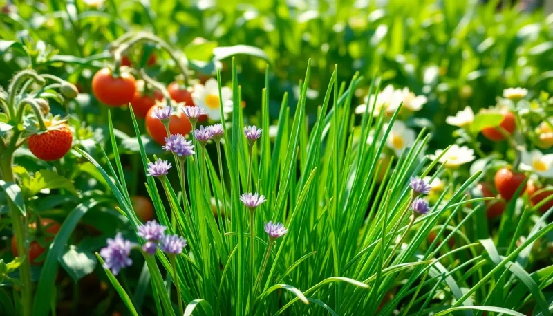 Ciboulette et compagnons de jardin : 13 associations pour une protection naturelle
