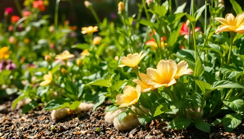 La laine de mouton : l'ingrédient naturel pour un jardin florissant au printemps