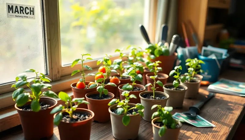 Semis de printemps : les légumes à planter en mars pour un potager florissant
