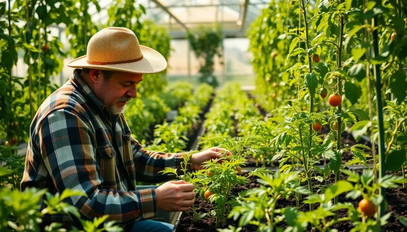 Serre à tomates : techniques clés pour un semis réussi